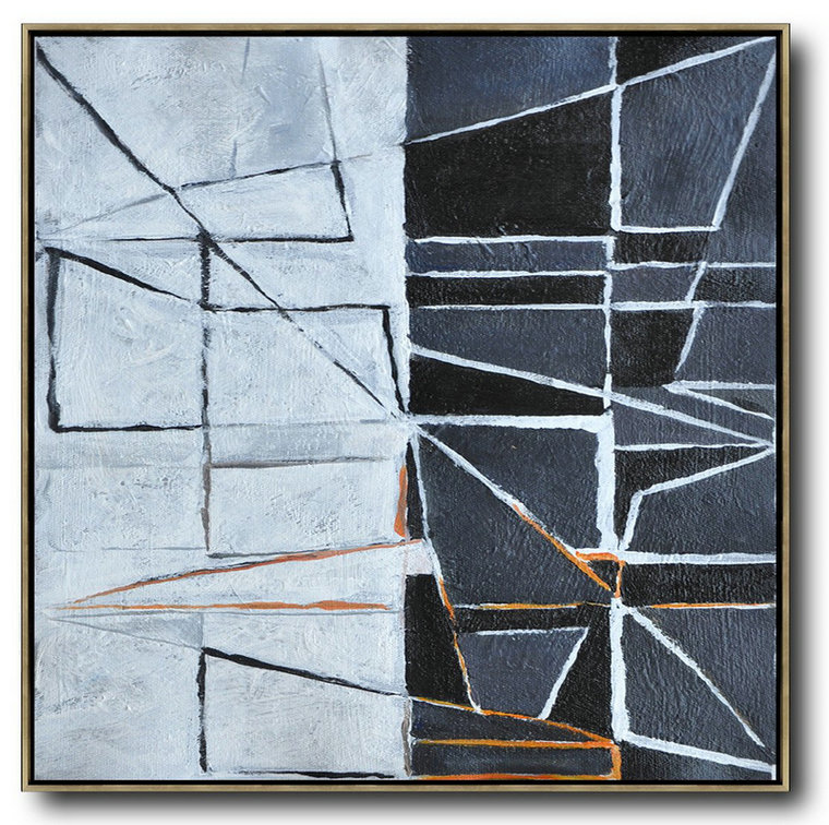 Oversized Canvas Art On Canvas,Minimal Painting,Original Art Acrylic Painting